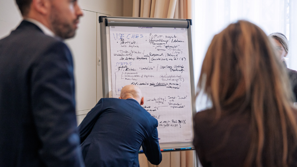 Flipchart während einer Breakout Session beim SZ-Versicherungstag 2026