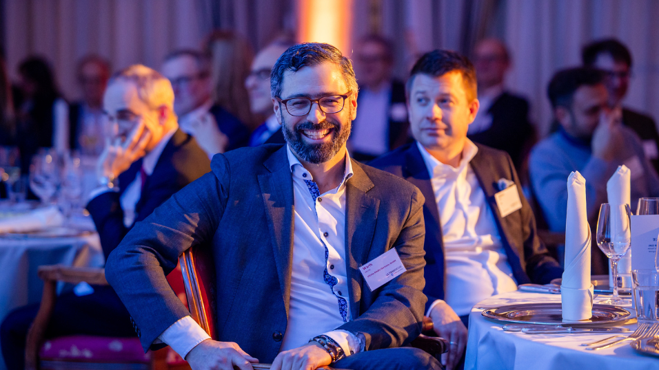Geschäftsführer der Ultima Media Germany GmbH Moritz Warth beim SZ-Versicherungstag 2026